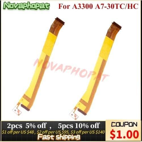 Novaphopat For Lenovo Pad A7-30 A3300 Tablet Motherboard Connect LCD Display Screen Flex Cable Interboard Ribbon 20pcs/lot