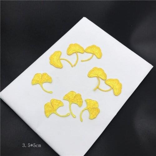 Wholesale 20pcs 3.5*5CM Embroidered Sewing On Patch Iron-On Patch Stickers For Clothes Sewing Fabric Applique Supplies YH44