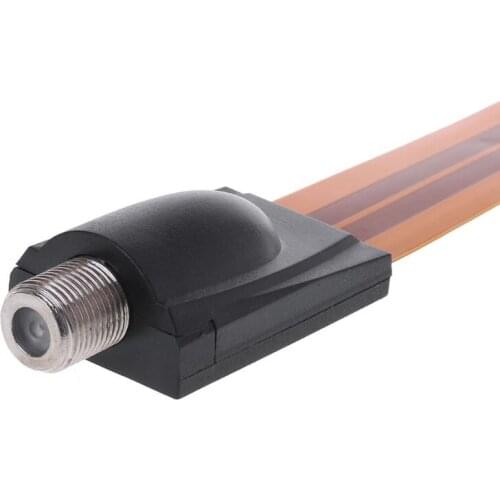 P82F Flat Fcoaxlal Cabl E Female F Commector Pass Home/ Car WINDOW DOOR Satelllte Antenna TV