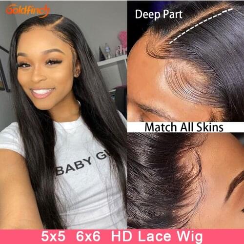 Bone Straight Human Hair Wig 5x5 HD Lace Closure Wig 6x6 Closure Wig Perruque Lace Frontal Cheveux Humain Raw Indian Hair Wig