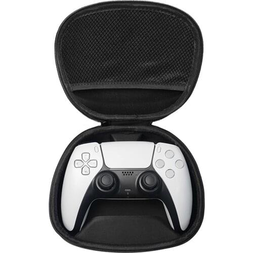 PS5 Portable Shockproof EVA Controller Bag Waterproof Shockproof For Play Station 5 Gamepad Zipper Protective Storage Case Parts