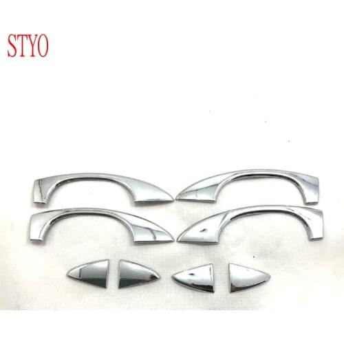 STYO ABS Chrome Car Door Handle Cover Trim for VW T-ROC 2018