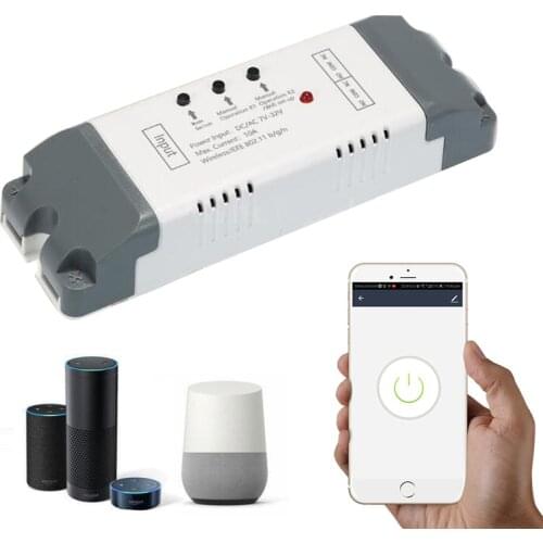 EWeLink WiFi Smart Timer Switch Wireless Module 2CH Smart Home Voice Control Switch With Amazon Alexa Google Home IFTTT