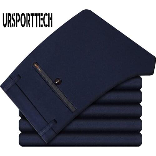 Мужские классические брюки URSPORTTECH China At AliExpress