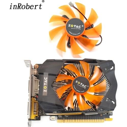 87MM GA92S2M 2Pin Cooler Fan Replacement For Zotac GeForce GTX 750 Ti 650 Graphics Card