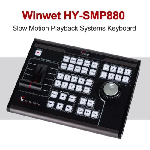 Winwet HY-SMP880 Slow Motion Switcher Real Time Live Playback Systems Keyboard Mini Control Panel of Vmix Switcher