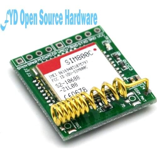 1pcs STM32 microcontroller 51 equipped with Bluetooth and high- TTS weld SIM800C GSM GPRS module