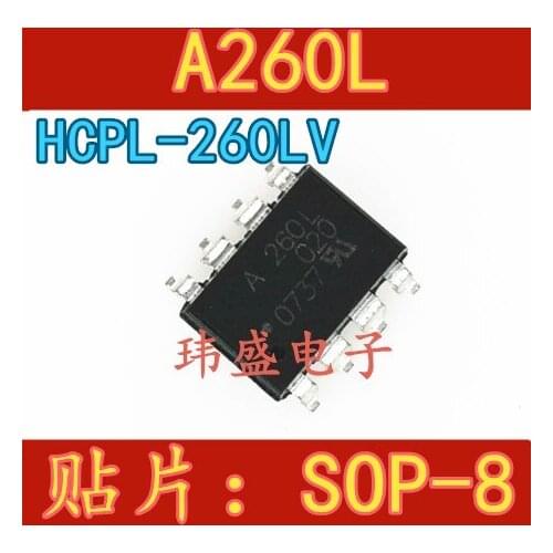 10pcs A260L A260LV HCPL-260LV HCPL-260L SOP-8