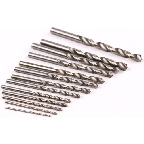 13Pcs High Speed Twist Drill Bit Set Wood Steel Plate PCB Plate Drill Bit