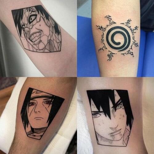 20 Pieces Anime Temporary Tattoo Stickers Cartoon Temporary Tattoo Stickers Waterproof Fake Tattoos