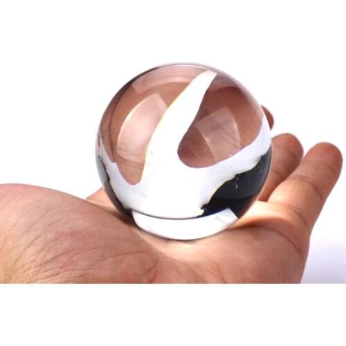 80mm Contact Ball 100% Crystal Clear Acrylic Ball Manipulation Juggling Ball Magic Tricks