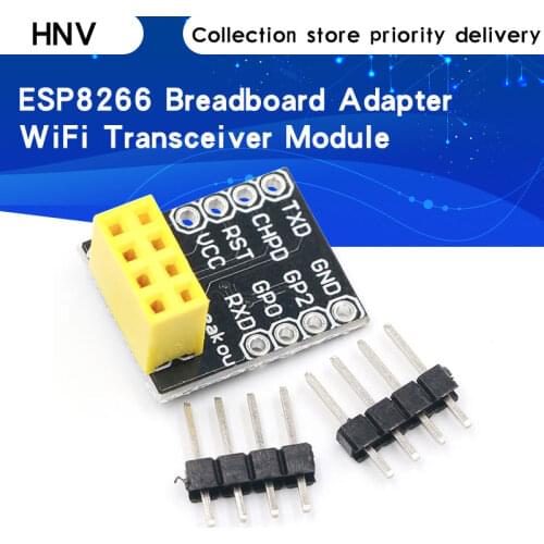 ESP8266 Breadboard Adapter for ESP-01 ESP-01S Model of the ESP8266 Serial To WiFi Transceiver Module Breakout UART Module