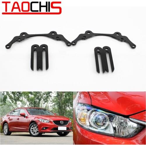TAOCHIS Car-Styling frame adapter module DIY Bracket Holder for Mazda 6 Atenza Low configuration Hella 3 5 Projector lens