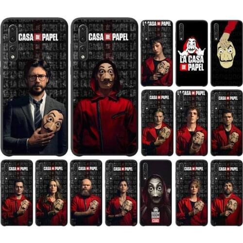 YNDFCNB Money Heist House Paper TV-Show Phone Case for huawei P 8 9 10 20 30 40 pro lite P9 lite 2019