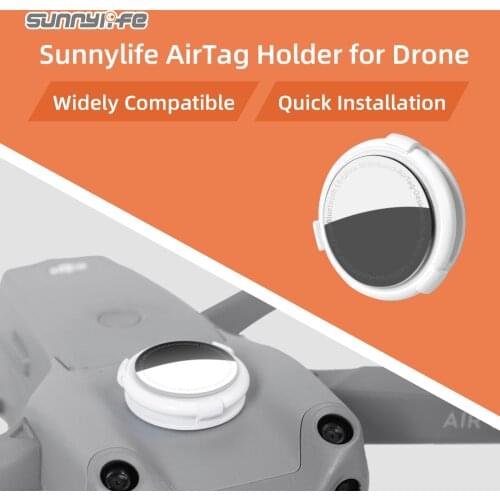 Sunnylife AirTag Holder Mount Drone Anti-lost for DJI FPV/Air 2S/Mini 2/Mavic 2/Phantom 4 Pro/FIMI X8SE/EVO II