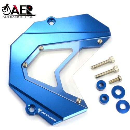JAER For Yamaha MT09 FZ9 2013-2018 Front Sprocket Chain Guard Cover Left Side Engine cover protector