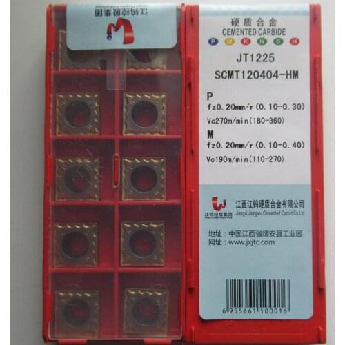 JXTC SCMT120404-HM JT1225 / SCMT120408-HM JT1225 / SCMT120404-HM JT4025 / SCMT120408-HM JT4025 CNC carbide inserts 10PCS/BOX