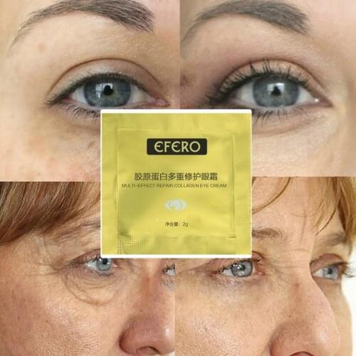 10pcs Collagen Eye Cream Eye Cream Essence Anti Wrinkle Remove Dark Circles Repair Eye Care Hyaluronic Acid Essence