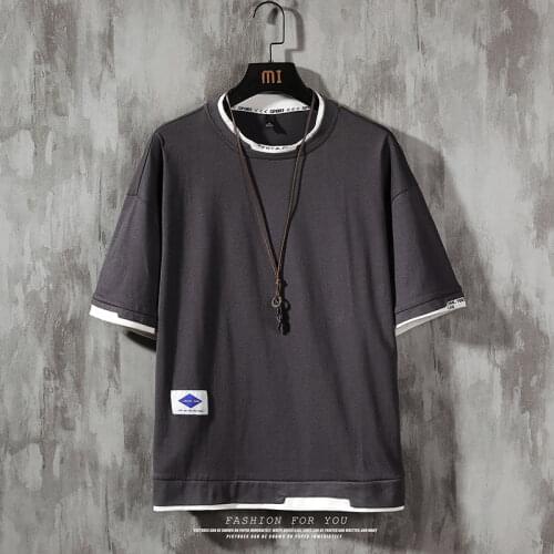 2020 New Arrival short sleeve math printed men T shirt casual o-neck summer street style cool funny loose T-shirt