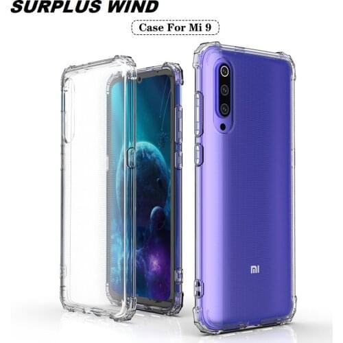 Soft Phone Case for XiaoMi Mi9 Mi9SE Mi8 Mi8SE Mi8Lite ShockProof Bumper 4 Corners Crystal Back Cover For XiaoMi Mi6X MiA2