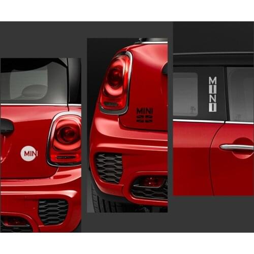 For BNW Mini One Cooper S JCW F54 F55 F56 F60 R55 R56 R60 R61 Countryman Car Exterior Window Door Stickers Decal Car Accessories