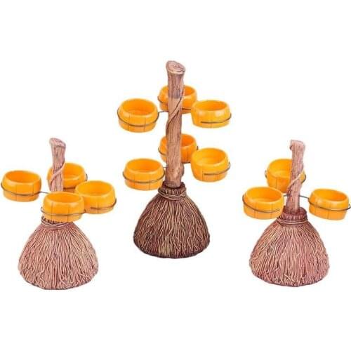 New Halloween Pumpkin Fruit Dish Snack Box Rack Dried Fruit Basket Candy Cake Stand Salad Bowl Holiday Party Decor Ornament