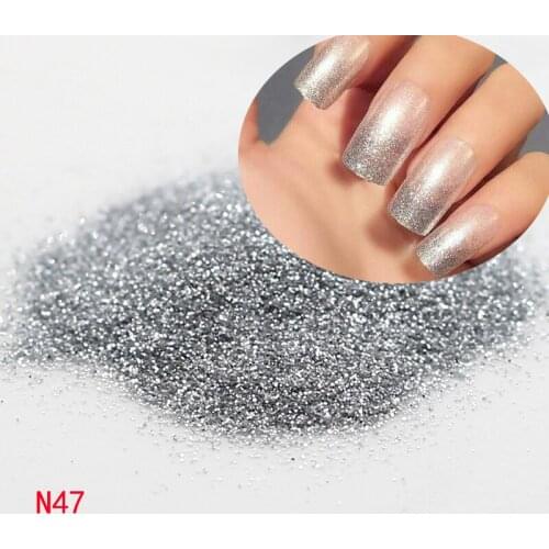 New acrylic nails decorative sequins glittering armor UV minimum airflow Sterling silver N47