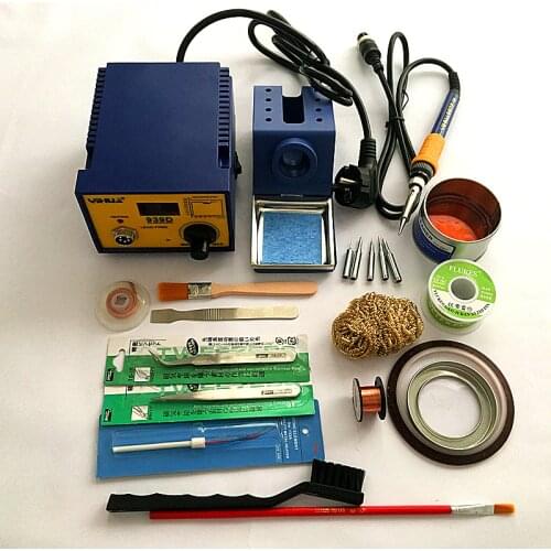 YIHUA 939D soldering station Electric iron+ceramic heating element +lots gift as photo 220V 110V EU US Plug for choose