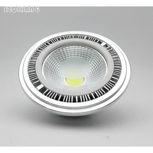 Dimmable 2PCS 15W AR111 QR111 ES111 GU10 LED Lamp AC85-265V/DC12V Spotlight COB Bulb Light Ampoule G53 Warm White / Cool White