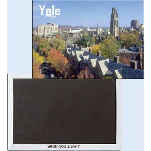 Yale, Magnetic Refrigerator Affixed With Tourist Souvenirs Home Accessories 24919