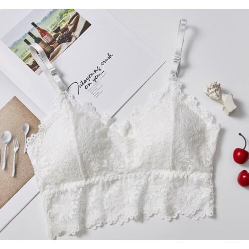 New lace wrapped chest strap girl tube top without rims sexy beauty back ladies underwear teenage girls clothing