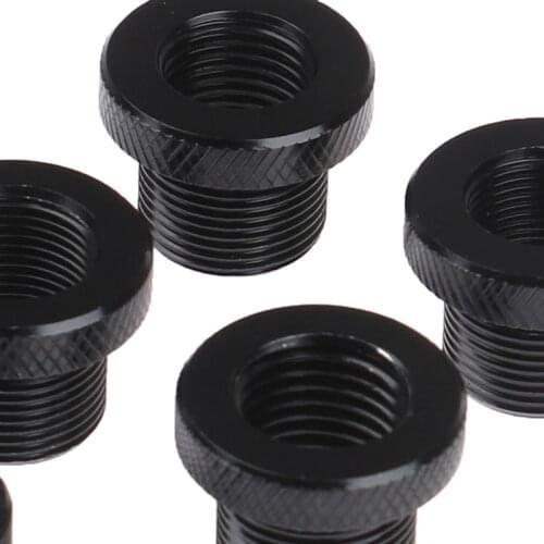 1PC of 5/8" x 24 to 1/2-28 to M14x1 to M14x1.5 For Barrel Thread Adapter