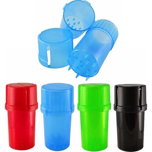 24Pcs 40mm Diameter Tobacco Herb Grinder With Storage Box Crusher Smoking Grinders Smoke Pipe Tool Cigarette Smoke Accessories