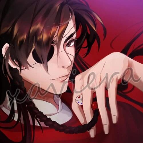 Xaviera Chinese Anime Character Diamond Painting Full Square Drill Heaven Officials Blessing Cross Stitch Handmade Embroidery