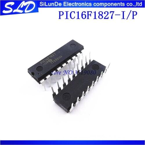 Free Shipping 10pcs/lot PIC16F1827-I/P PIC16F1827 DIP-18 new and original in stock