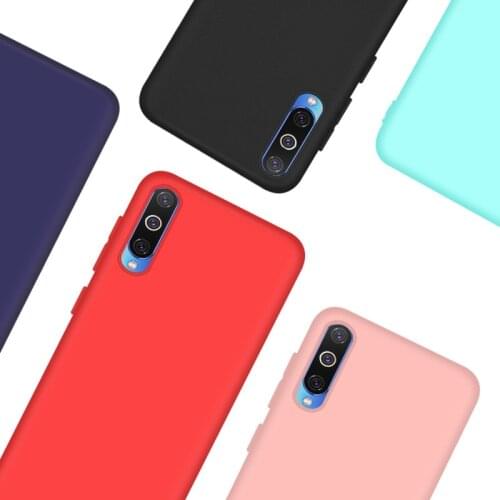 For Samsung Galaxy A50 Candy Color TPU Case For Samsung A50 A10 A20 A30 A40 A60 A70 A20E M10 Ultra thin Silicone Soft Cover case