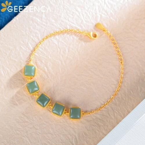 GEEZENCA Golden Bracelets