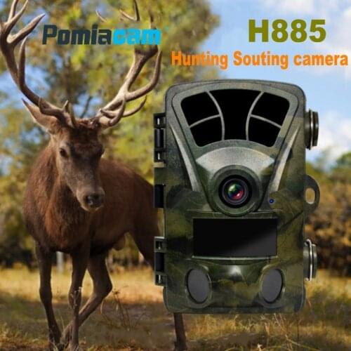 H885 2.4" LCD Digital Hunting Trail Camera 16MP 1080P Wildlife Scouting Game Camera 65ft/20m IR Night Vision Wide Angle Camera