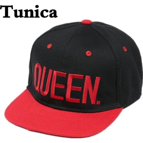 New Style Queen Letter Embroidery Snap Back Hat Hiphop Sports Caps Women Lovers Baseball Cap Adjustable Hats Gift for Girlfriend