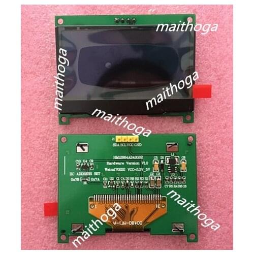 2.42 inch 4PIN Yellow/White/Blue OLED Module SSD1309 Compatible SSD1306 Driver IC 128*64 IIC Interface