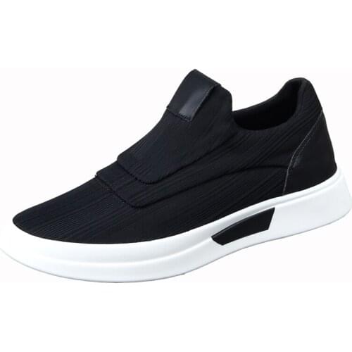 New Summer Mens Canvas Shoes Korean Version Of The Trend Of Tide Shoes Breathable Sets Of Feet White Thick