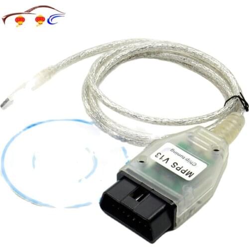 New Arrival Smps Mpps V13.02 V13 K Can Flasher Chip Tuning Ecu Programmer Remap Obd2 Mpps V13.02 Professional Diagnostic Cable