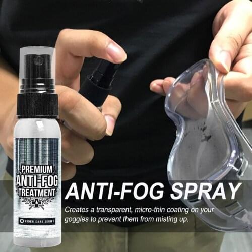30ml Anti Fog Spray Eyeglass Lens Cleaner 48h Long Lasting Defogger for Glasses Goggles Ski Masks Mirrors and Windows D5QE