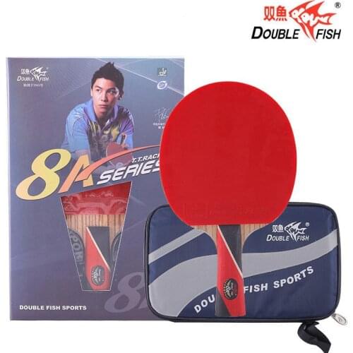 Original Double Fish 8 Stars 8A Table Tennis Rackets Racquet Sports Carbon Blade Fast Attack Loop for Near Break Type Players