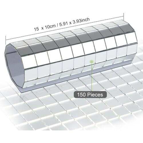 Self-adhesive Mirror Wall Sticker DIY Decorative Decal Home Decoration