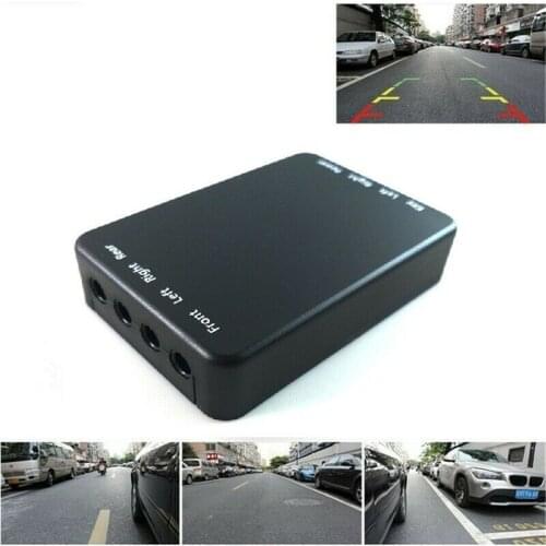 Car Parking system Switch Combiner Channel Converter Box rear camera for Drive System assist Front Rear Left Right View