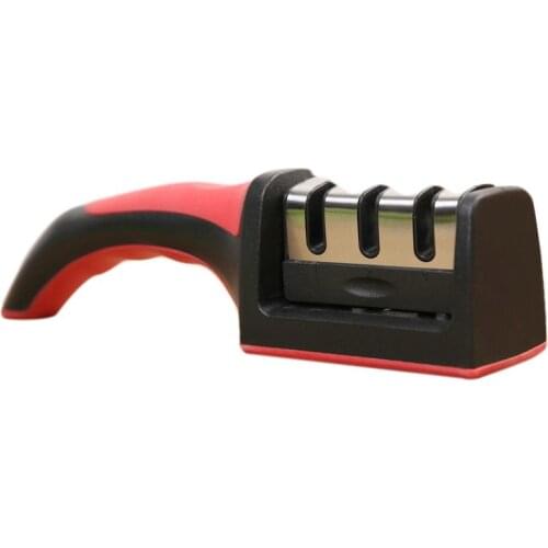 Smart Sharp Knife Sharpener Global Professional Chef Kitchen Knives Sharpener Multifunction 3 Stage Sharpening System ,With Anti