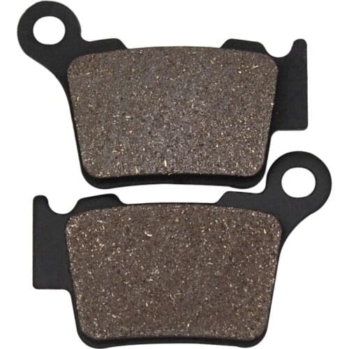 Cyleto Motorcycle Rear Brake Pads for HUSQVARNA SMR 450 2006-2008 TE 510 TE510 2006-2010 SM 630 SM630 2010 TXC 511 2011-2012