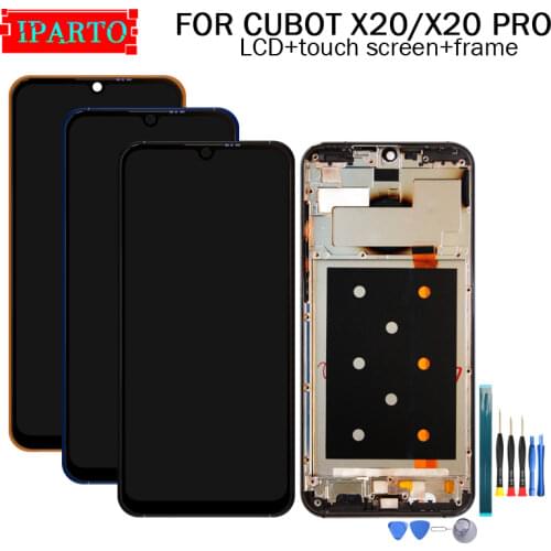 6.3 inch CUBOT X20 LCD Display+Touch Screen Digitizer +Frame Assembly 100% Original LCD+Touch Digitizer for CUBOT X20 PRO