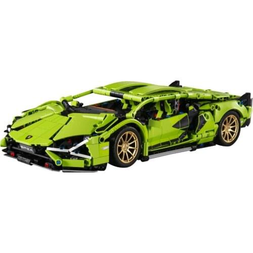 Famous Supercar Series Building Blocks Model Remote Control Electric Version Racing Boyfriend Boy Assembly Educational Toys